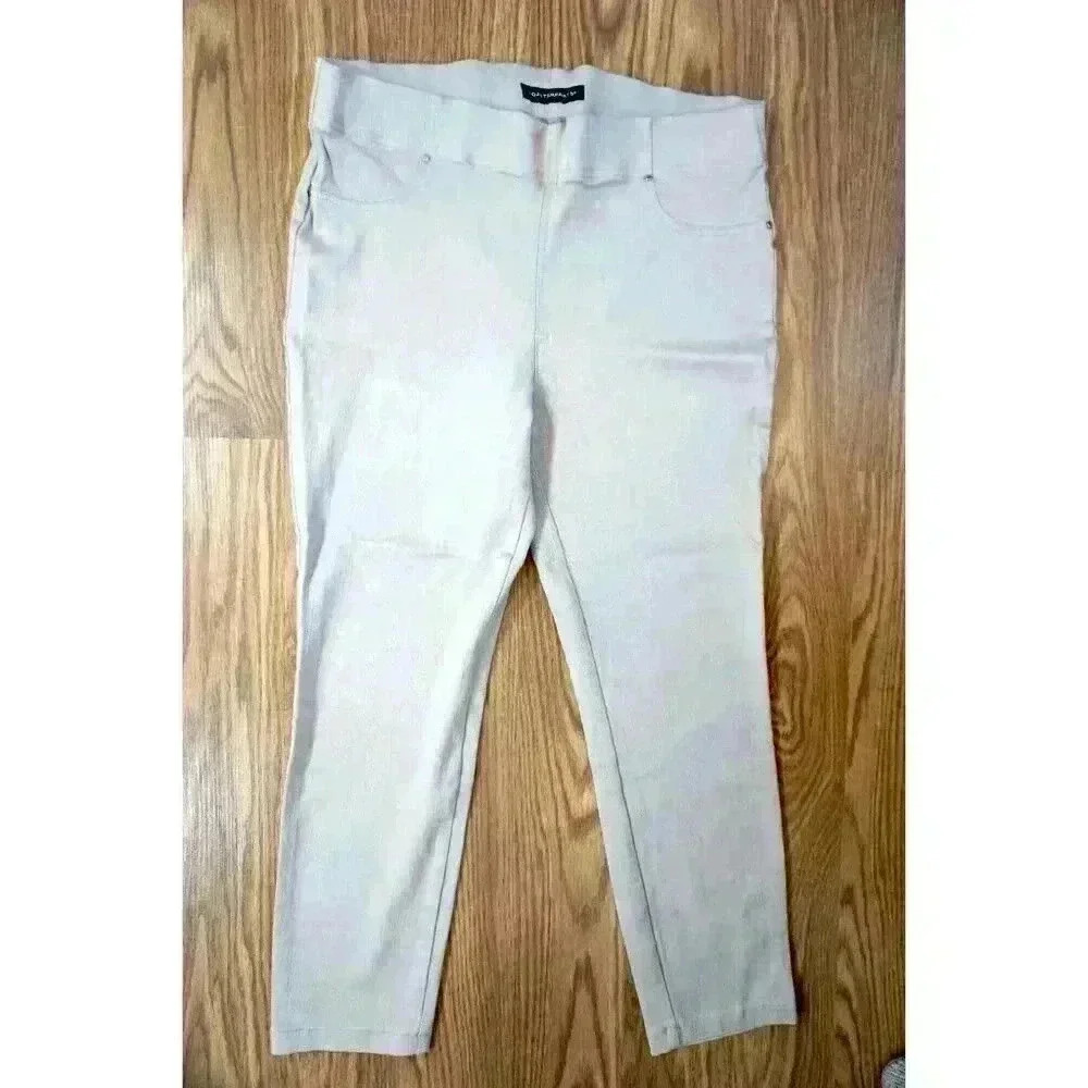 Counterparts Beige Cropped Pants (Size 12) - Picture 2 of 11